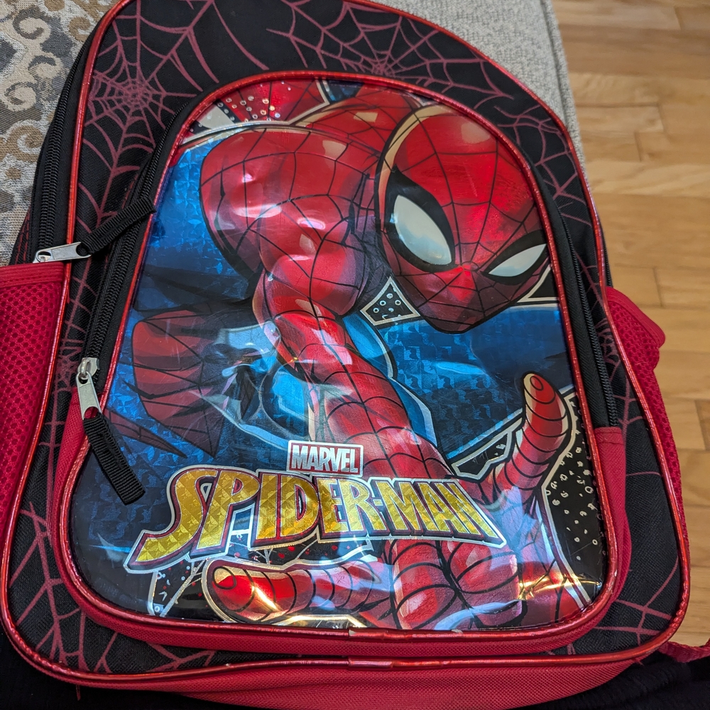 Marvel Spider-Man Red and Black Backpack